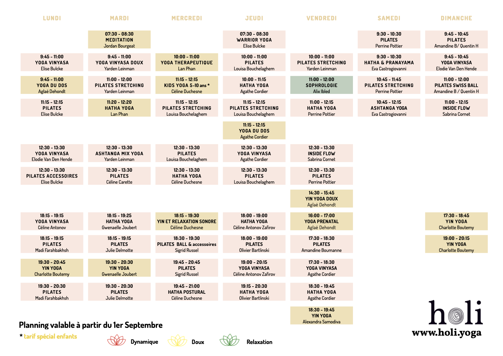Planning 9 janvier 2024 Jeanne Brugnon Holi Villeneuve d Ascq